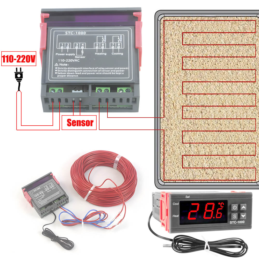 Smart Garden Greenhouse - 110 V-220 V Serra Nursery Letto