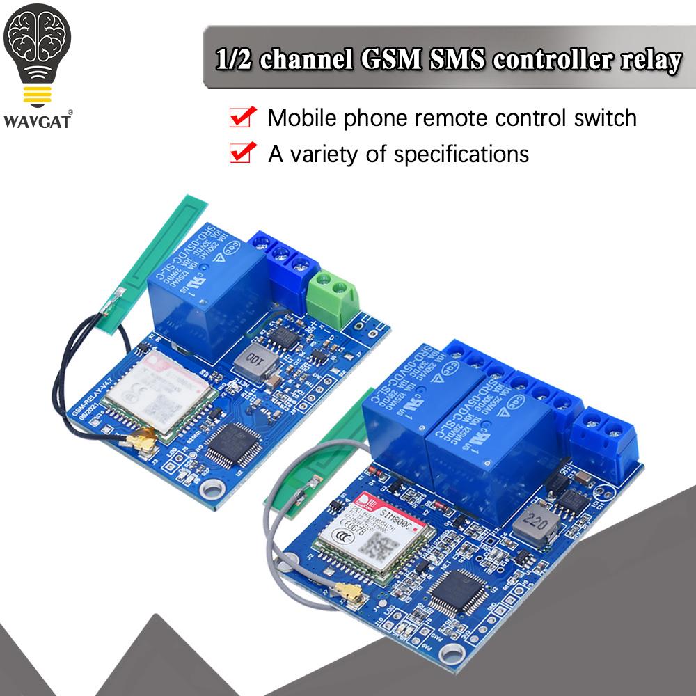 Smart Garden Greenhouse - Modulo relè 1/2 canali Sms Gsm