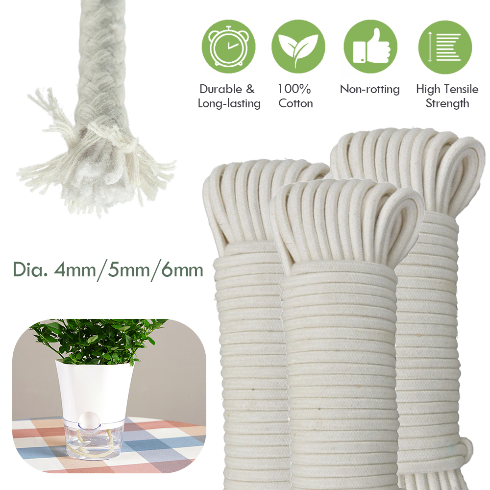 Smart Garden Tower - 4/5/6mm autoirrigante cotone stoppino cavo piante