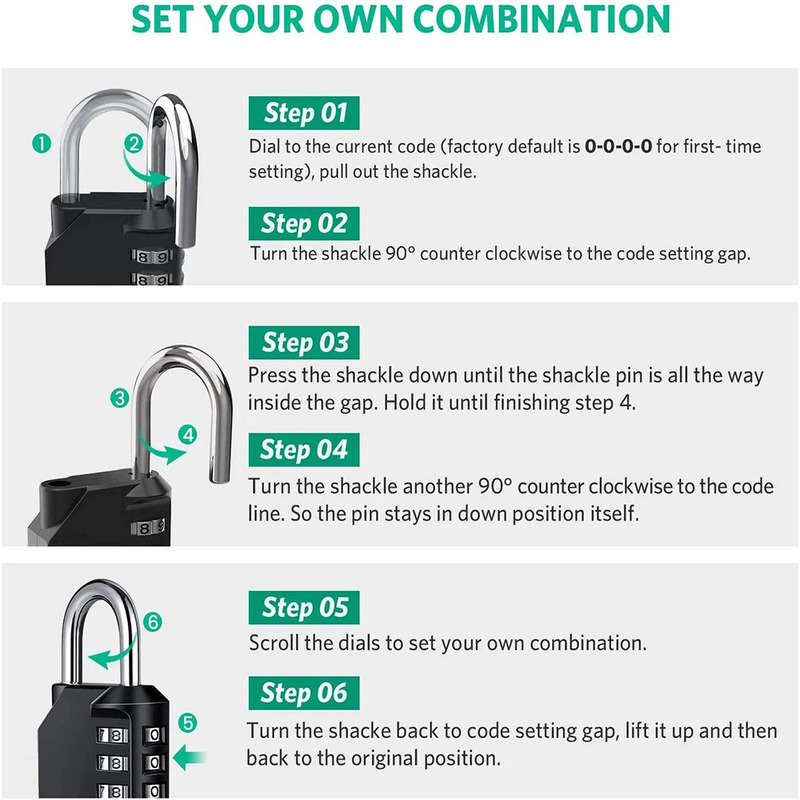 Lucchetto di Sicurezza a Combi - Smart Garden Gate Lock recensione e prezzo