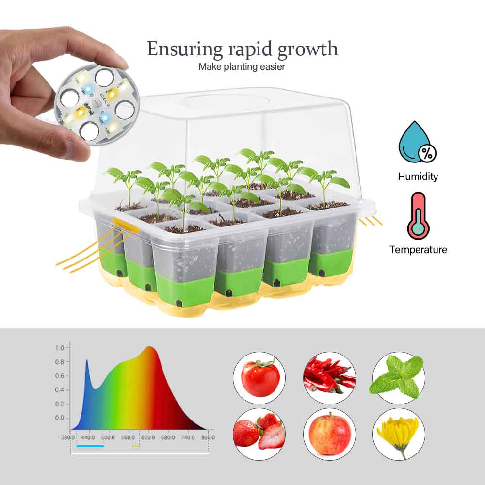 LED Grow Light Seedling Starte - Smart Garden Storage recensione e prezzo