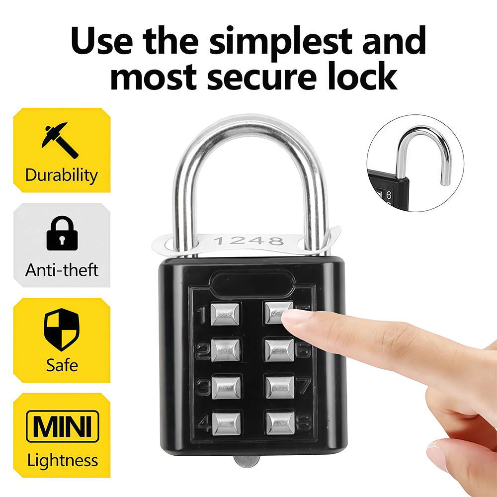 Combinazione a 8 cifre Pulsant - Smart Garden Gate Lock recensione e prezzo