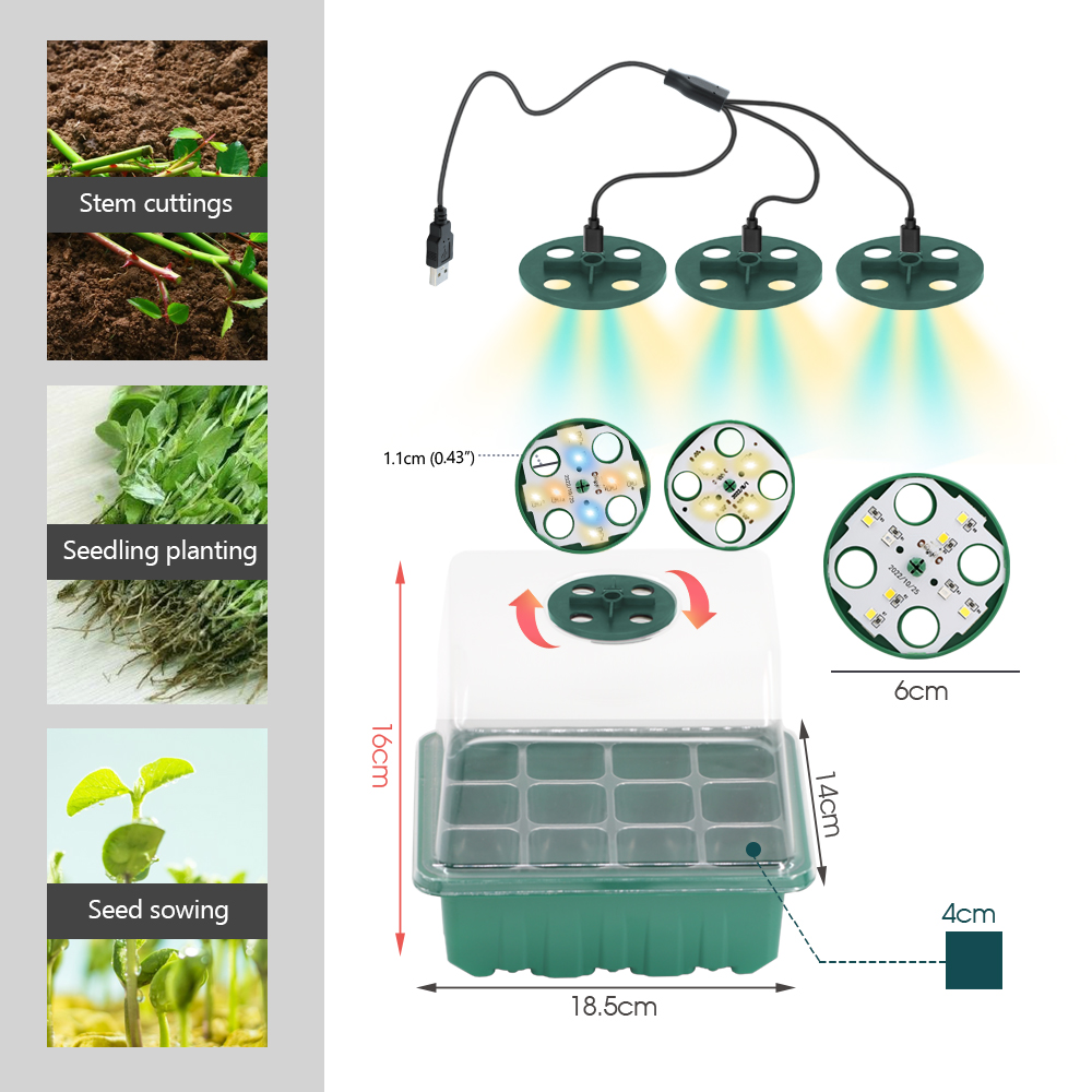 Vasi per vivaio a LED con vass - Smart Garden Greenhouse recensione e prezzo