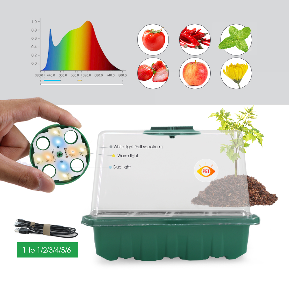 Vasi per vivaio a LED con vass - Smart Garden Greenhouse recensione e prezzo