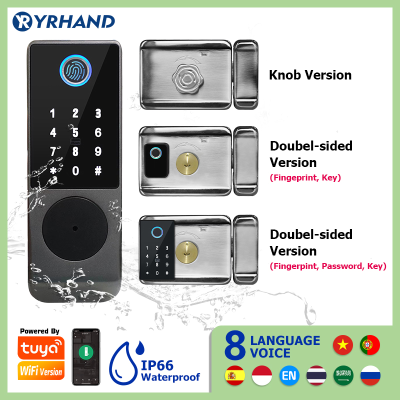 Tuya Smart lock impermeabile W - Smart Garden Gate Lock recensione e prezzo